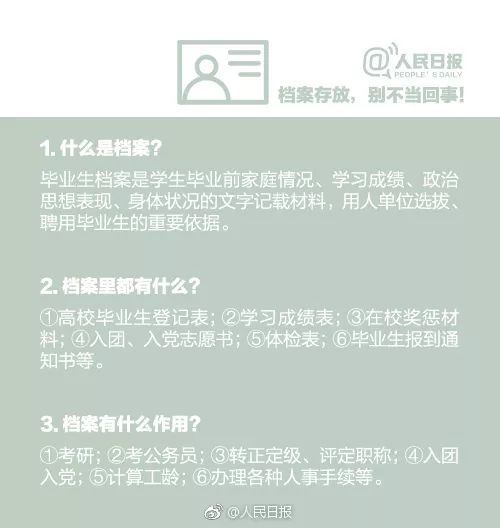 离校3大要紧事:档案+户口+租房!
