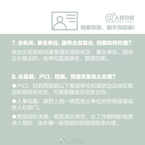 离校3大要紧事:档案+户口+租房!