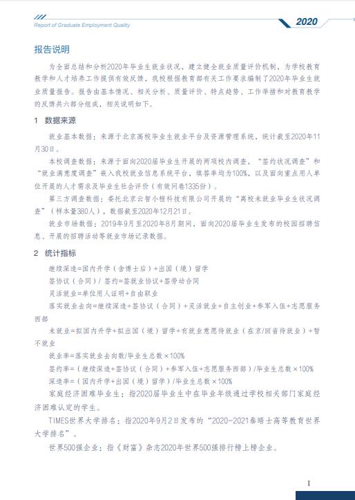 中央财经拼搏(中国)2020年毕业生就业质量报告发布